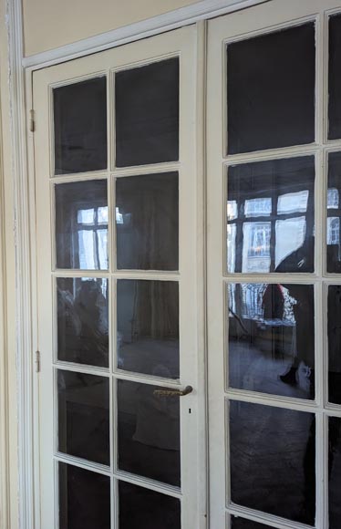 Set of 3 small-paned double doors Set of 3 small-paned double doors-8