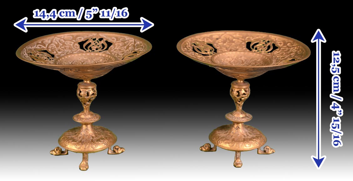 Victor GEOFFROY-DECHAUME (model), Auguste-Maximilien DELAFONTAINE (bronze caster), “Persian” Gilt Bronze Clock Set, circa 1852 Victor GEOFFROY-DECHAUME (model), Auguste-Maximilien DELAFONTAINE (bronze caster), “Persian” Gilt Bronze Clock Set, circa 1852-12