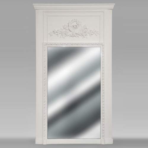 Louis XVI style trumeau decorated with a laurel wreath