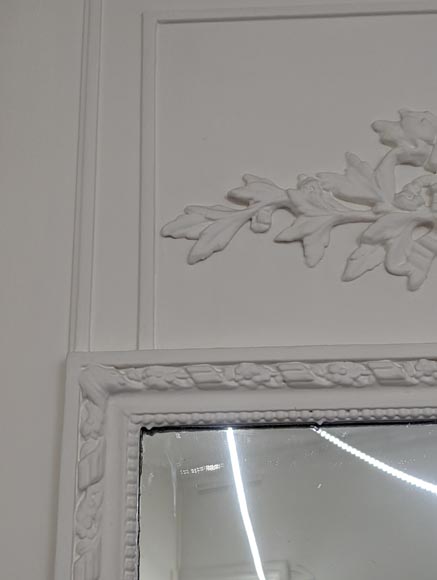 Louis XVI style trumeau decorated with a laurel wreath Louis XVI style trumeau decorated with a laurel wreath-3