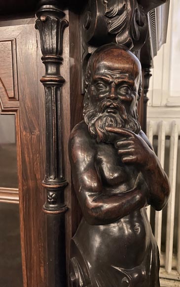 Louis-Édouard LEMARCHAND - Napoleon III low bookcase About 1850 Louis-Édouard LEMARCHAND - Napoleon III low bookcase About 1850-7