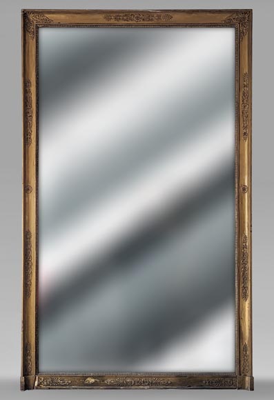 Restoration-period bronze trumeau decorated with a palmette Restoration-period bronze trumeau decorated with a palmette-0