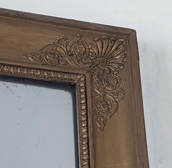 Restoration-period bronze trumeau decorated with a palmette Restoration-period bronze trumeau decorated with a palmette-2