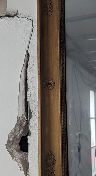 Restoration-period bronze trumeau decorated with a palmette Restoration-period bronze trumeau decorated with a palmette-4