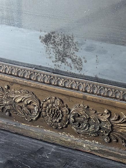 Restoration-period bronze trumeau decorated with a palmette Restoration-period bronze trumeau decorated with a palmette-6