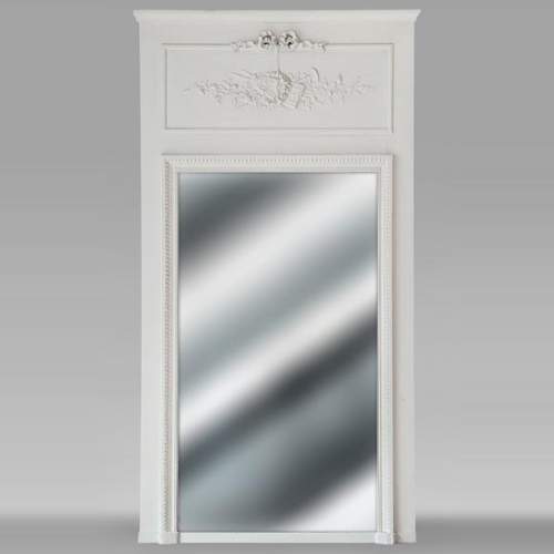 Louis XVI style trumeau decorated with a pan flute