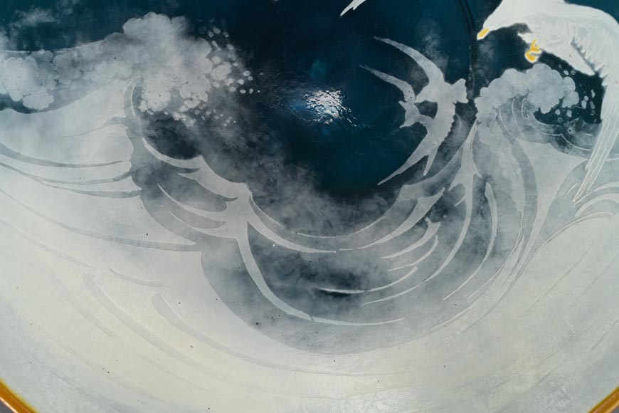 Gallé Establishments, Seagull Plate, between 1918 and 1936 Gallé Establishments, Seagull Plate, between 1918 and 1936-4