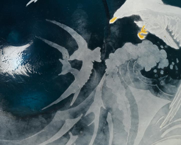 Gallé Establishments, Seagull Plate, between 1918 and 1936 Gallé Establishments, Seagull Plate, between 1918 and 1936-7