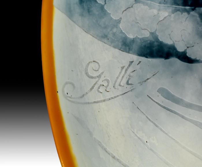 Gallé Establishments, Seagull Plate, between 1918 and 1936 Gallé Establishments, Seagull Plate, between 1918 and 1936-8