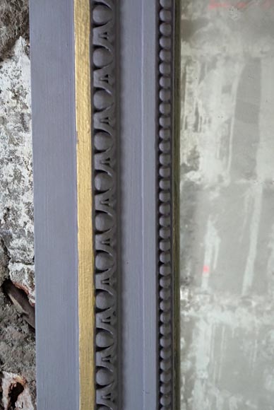 Louis XVI style trumeau adorned with a frieze of ovals and pearls Louis XVI style trumeau adorned with a frieze of ovals and pearls-3