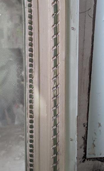 Louis XVI style trumeau with rounded top decorated with pearl friezes Louis XVI style trumeau with rounded top decorated with pearl friezes-3