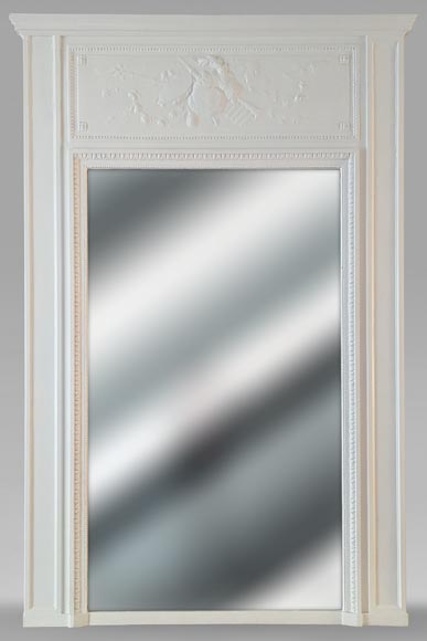 Louis XVI style trumeau decorated with musical instruments Louis XVI style trumeau decorated with musical instruments-0