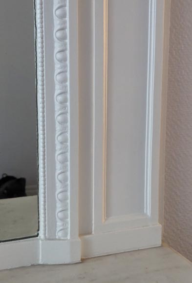 Louis XVI style trumeau decorated with musical instruments Louis XVI style trumeau decorated with musical instruments-4