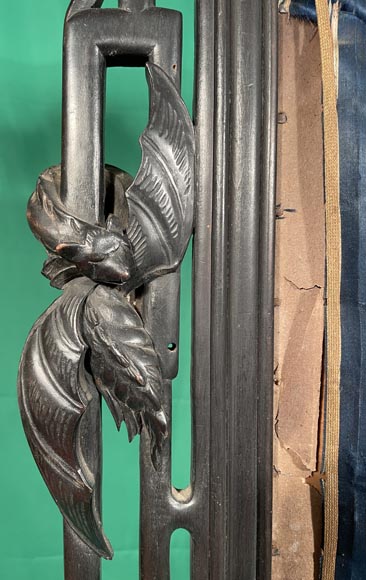 Japanese-style blackened wood spark plug Japanese-style blackened wood spark plug-4