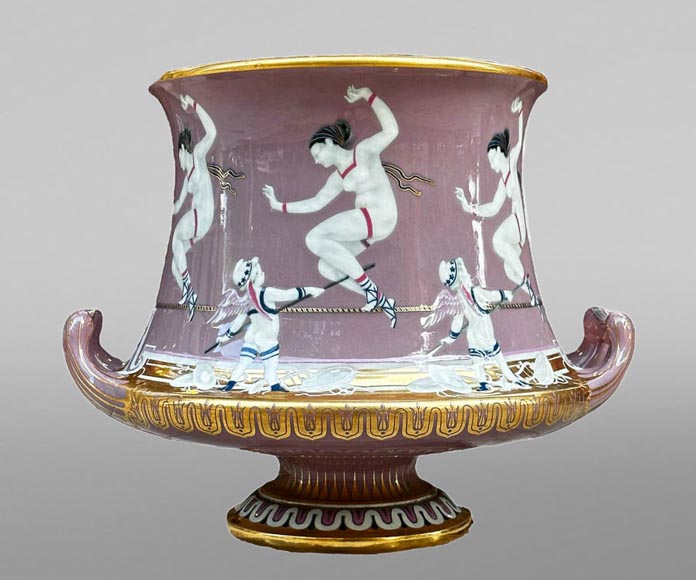 Sèvres Manufacture, Cubiform Vase with Tightrope Dancers, 1867-1869 Sèvres Manufacture, Cubiform Vase with Tightrope Dancers, 1867-1869-0