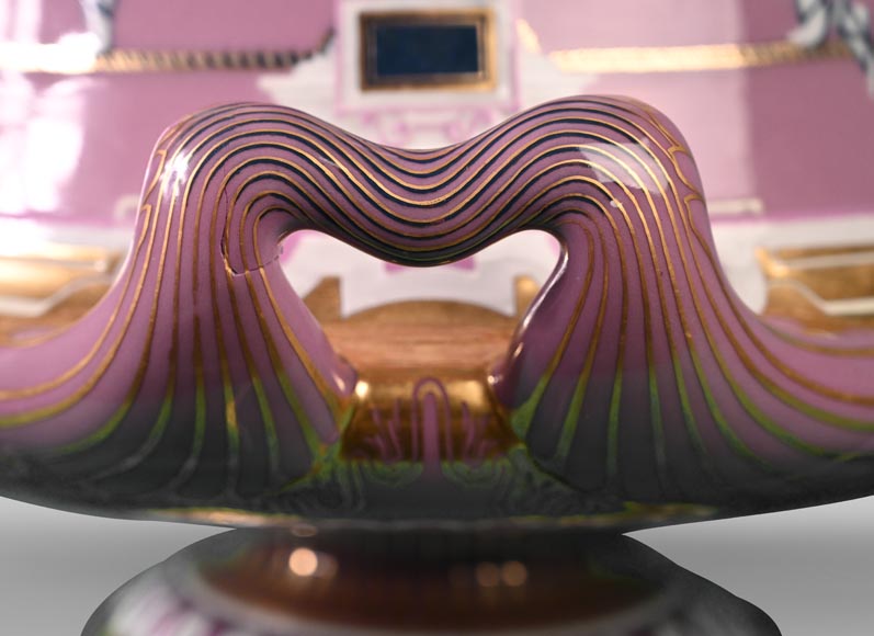 Sèvres Manufacture, Cubiform Vase with Tightrope Dancers, 1867-1869 Sèvres Manufacture, Cubiform Vase with Tightrope Dancers, 1867-1869-4