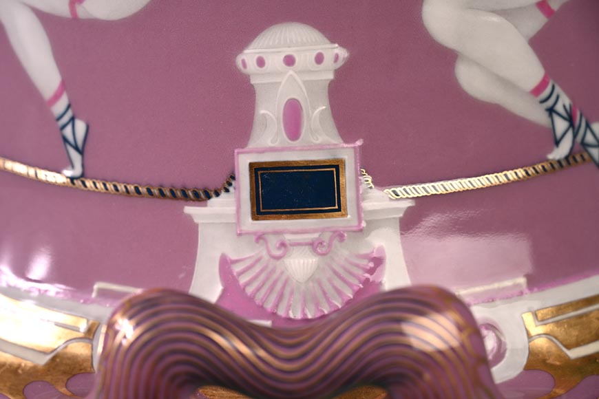 Sèvres Manufacture, Cubiform Vase with Tightrope Dancers, 1867-1869 Sèvres Manufacture, Cubiform Vase with Tightrope Dancers, 1867-1869-5