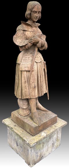 Marie d'ORLÉANS (after), Statue of Joan of Arc in cast iron, after 1837 Marie d'ORLÉANS (after), Statue of Joan of Arc in cast iron, after 1837-3