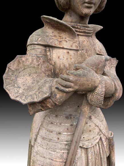 Marie d'ORLÉANS (after), Statue of Joan of Arc in cast iron, after 1837 Marie d'ORLÉANS (after), Statue of Joan of Arc in cast iron, after 1837-8