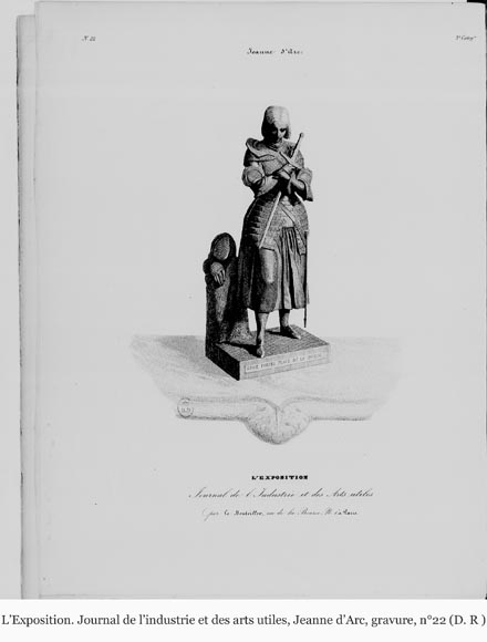 Marie d'ORLÉANS (after), Statue of Joan of Arc in cast iron, after 1837 Marie d'ORLÉANS (after), Statue of Joan of Arc in cast iron, after 1837-14