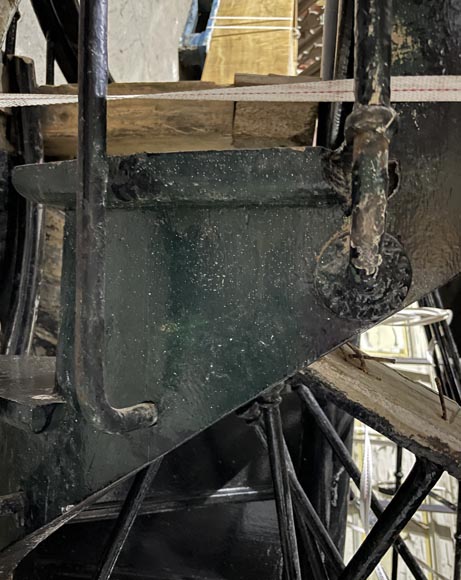 Spiral staircase in painted oak Spiral staircase in painted oak-10