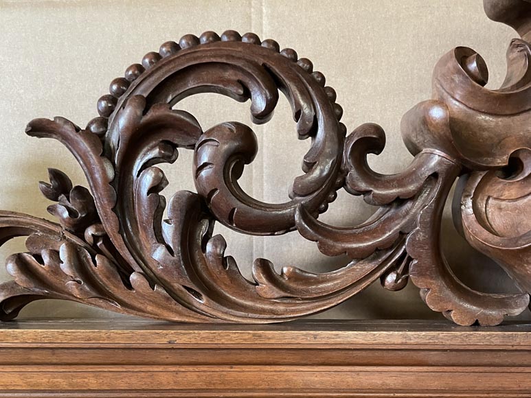 Napoleon III bed in walnut, 19th century Napoleon III bed in walnut, 19th century-6