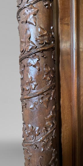 Napoleon III bed in walnut, 19th century Napoleon III bed in walnut, 19th century-7