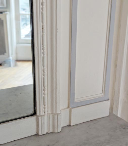 Louis XVI-style trumeau with small pearls Louis XVI-style trumeau with small pearls-5