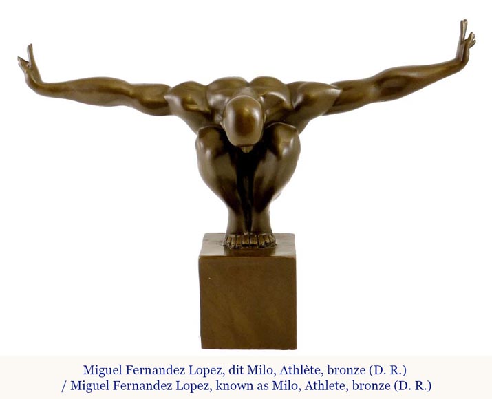 Miguel Fernandez LOPEZ, known as MILO, The Diver, contemporary era Miguel Fernandez LOPEZ, known as MILO, The Diver, contemporary era-7
