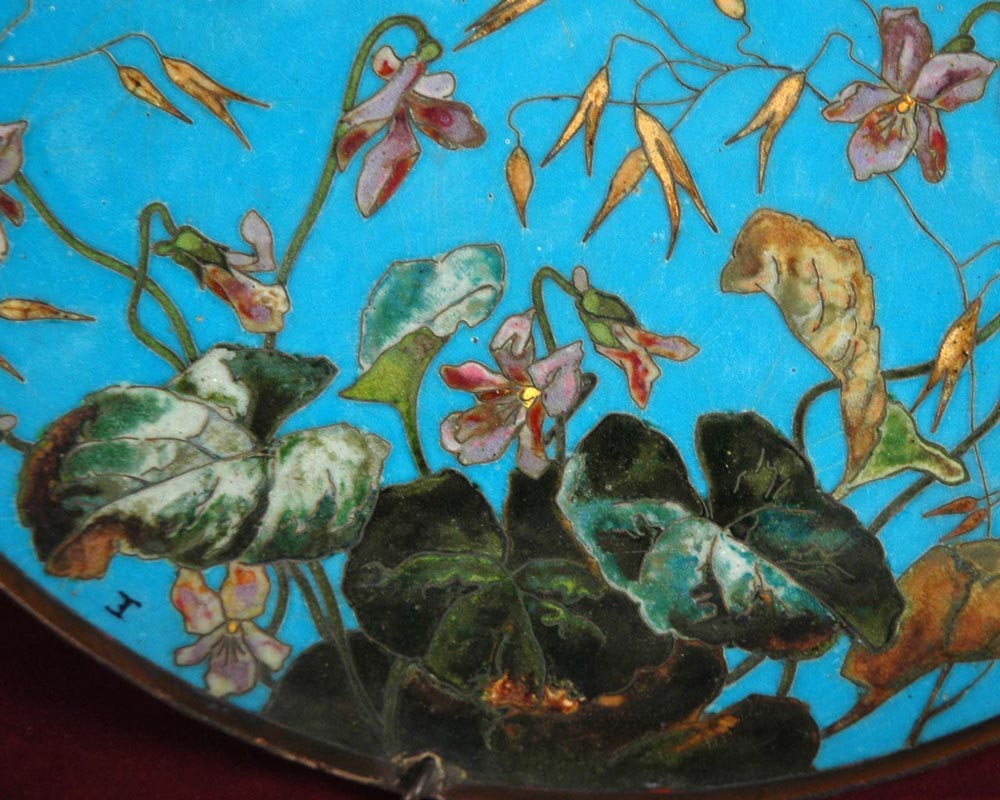 Andre-Fernand THESMAR (1845 - 1912) and Ferdinand BARBEDIENNE,  Ornamental Japanese plate-3