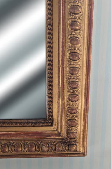 Regency-style gilded trumeau with rounded corners Regency-style gilded trumeau with rounded corners-6