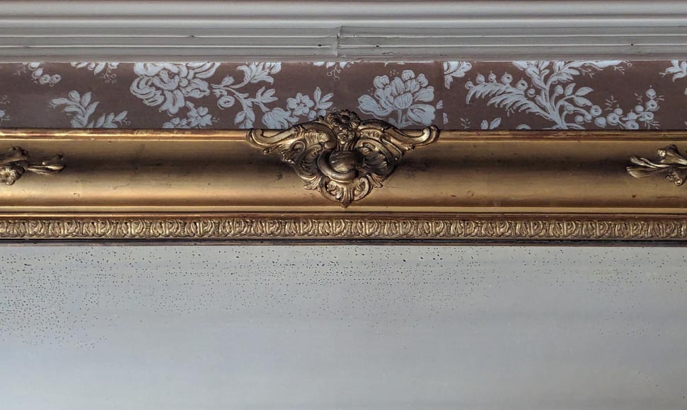 Napoleon III-style gilded trumeau Napoleon III-style gilded trumeau-1