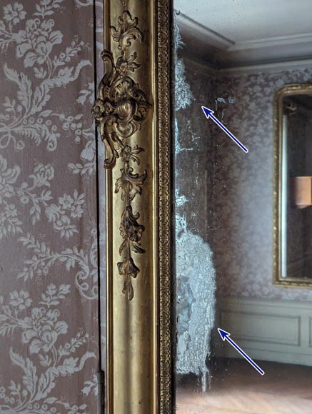 Napoleon III-style gilded trumeau Napoleon III-style gilded trumeau-3