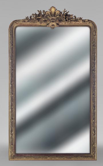 Regency-style gilded trumeau Regency-style gilded trumeau-0