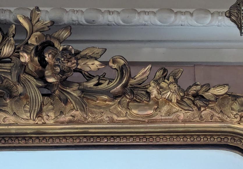 Regency-style gilded trumeau Regency-style gilded trumeau-3