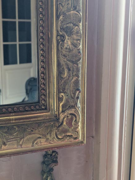 Regency-style gilded trumeau Regency-style gilded trumeau-6