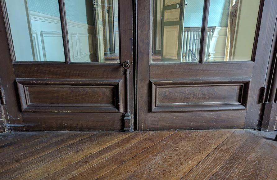 Small-paned double door Small-paned double door-7