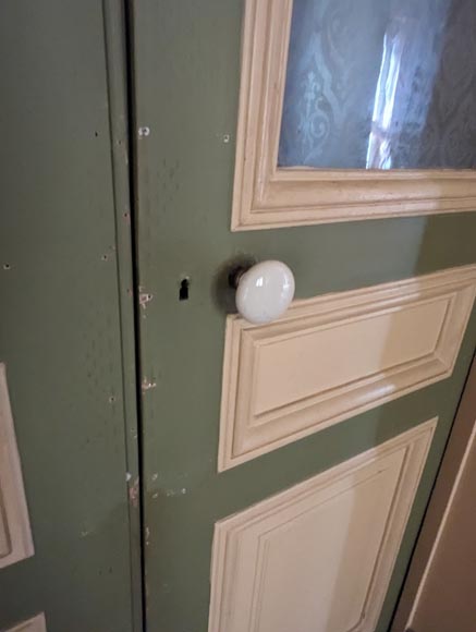 Napoleon III-style double door with engraved glass Napoleon III-style double door with engraved glass-5