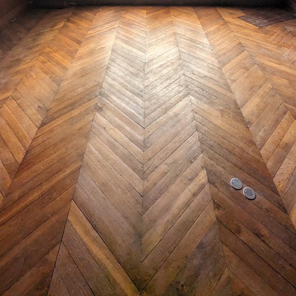 18 m² lot of Point de Hongrie parquet flooring 18 m² lot of Point de Hongrie parquet flooring-0