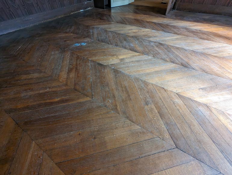 18 m² lot of Point de Hongrie parquet flooring 18 m² lot of Point de Hongrie parquet flooring-3
