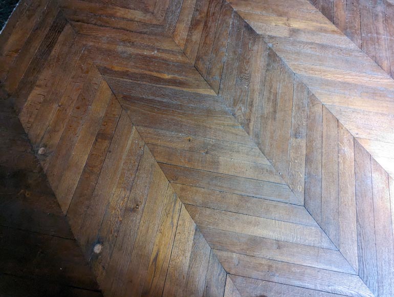 18 m² lot of Point de Hongrie parquet flooring 18 m² lot of Point de Hongrie parquet flooring-4