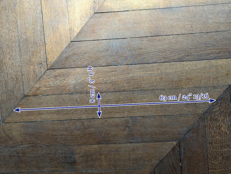 18 m² lot of Point de Hongrie parquet flooring 18 m² lot of Point de Hongrie parquet flooring-7