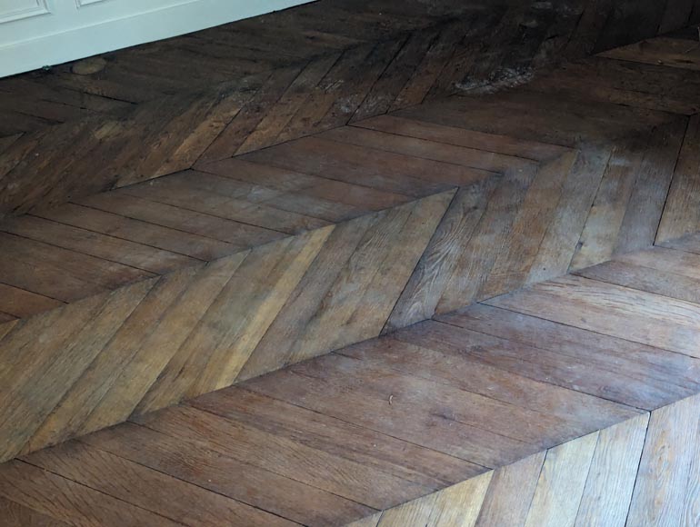 11 m² lot of Point de Hongrie parquet flooring 11 m² lot of Point de Hongrie parquet flooring-2