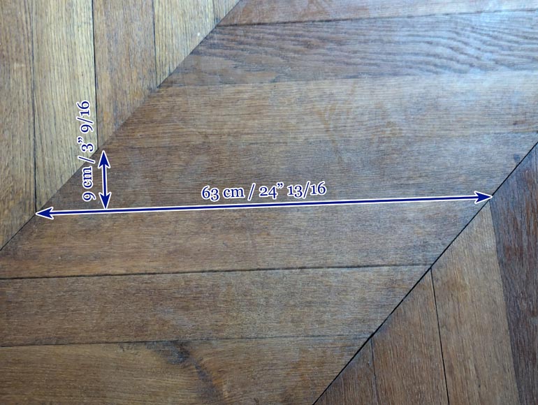 11 m² lot of Point de Hongrie parquet flooring 11 m² lot of Point de Hongrie parquet flooring-6