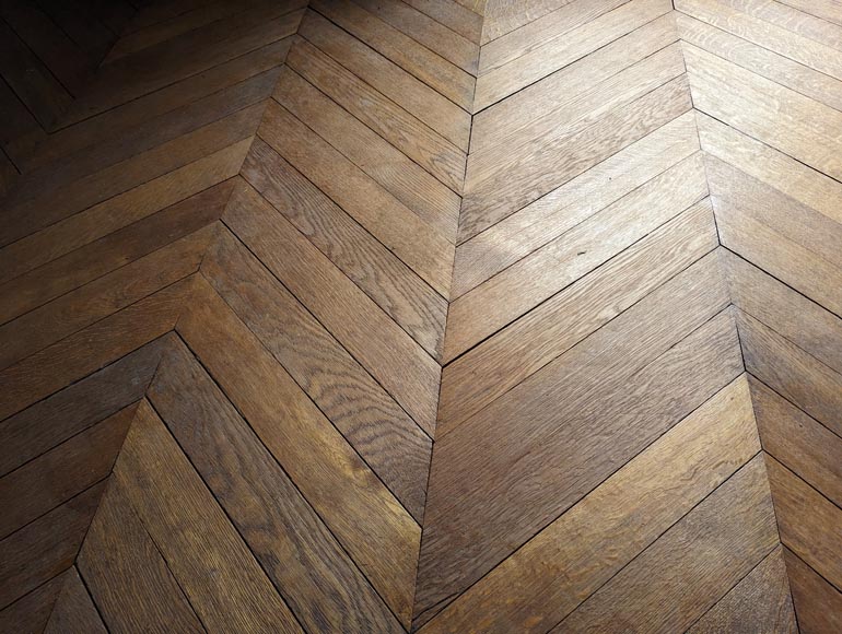 14 m² lot of Point de Hongrie parquet flooring 14 m² lot of Point de Hongrie parquet flooring-4