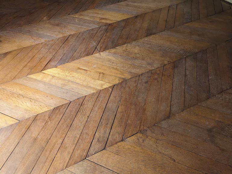 14 m² lot of Point de Hongrie parquet flooring 14 m² lot of Point de Hongrie parquet flooring-5