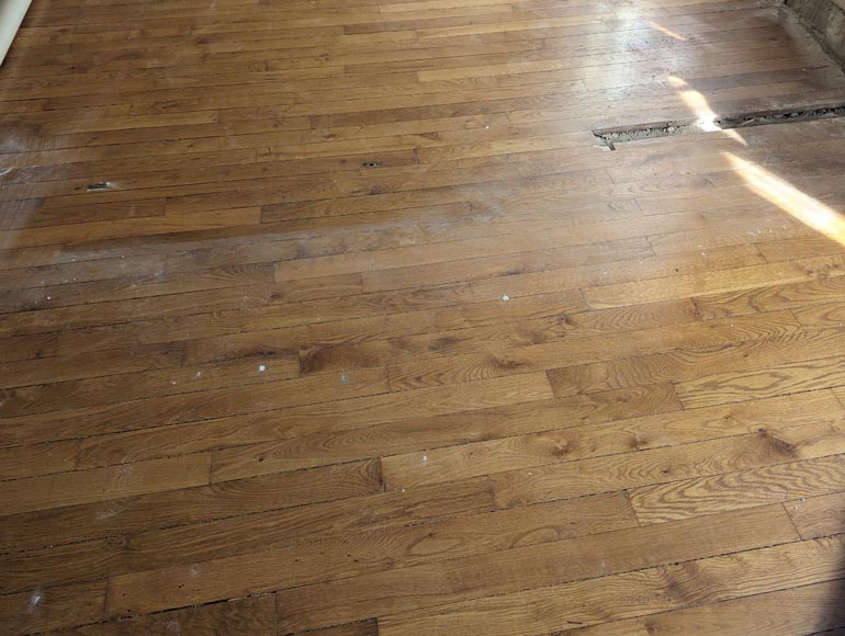 Approx. 70 m² of linear parquet flooring Approx. 70 m² of linear parquet flooring-2