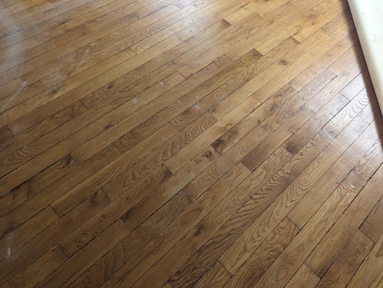 Approx. 70 m² of linear parquet flooring Approx. 70 m² of linear parquet flooring-3