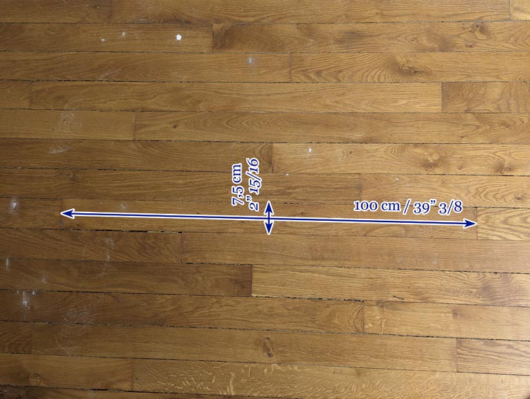 Approx. 70 m² of linear parquet flooring Approx. 70 m² of linear parquet flooring-7