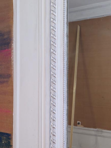 Louis XVI style trumeau decorated with a garland of flowers Louis XVI style trumeau decorated with a garland of flowers-5